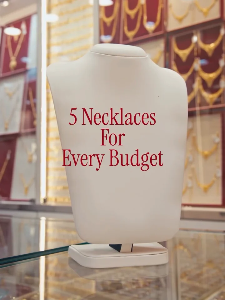 Gold necklace prices in Singapore: 5 real 916 examples, slide 1