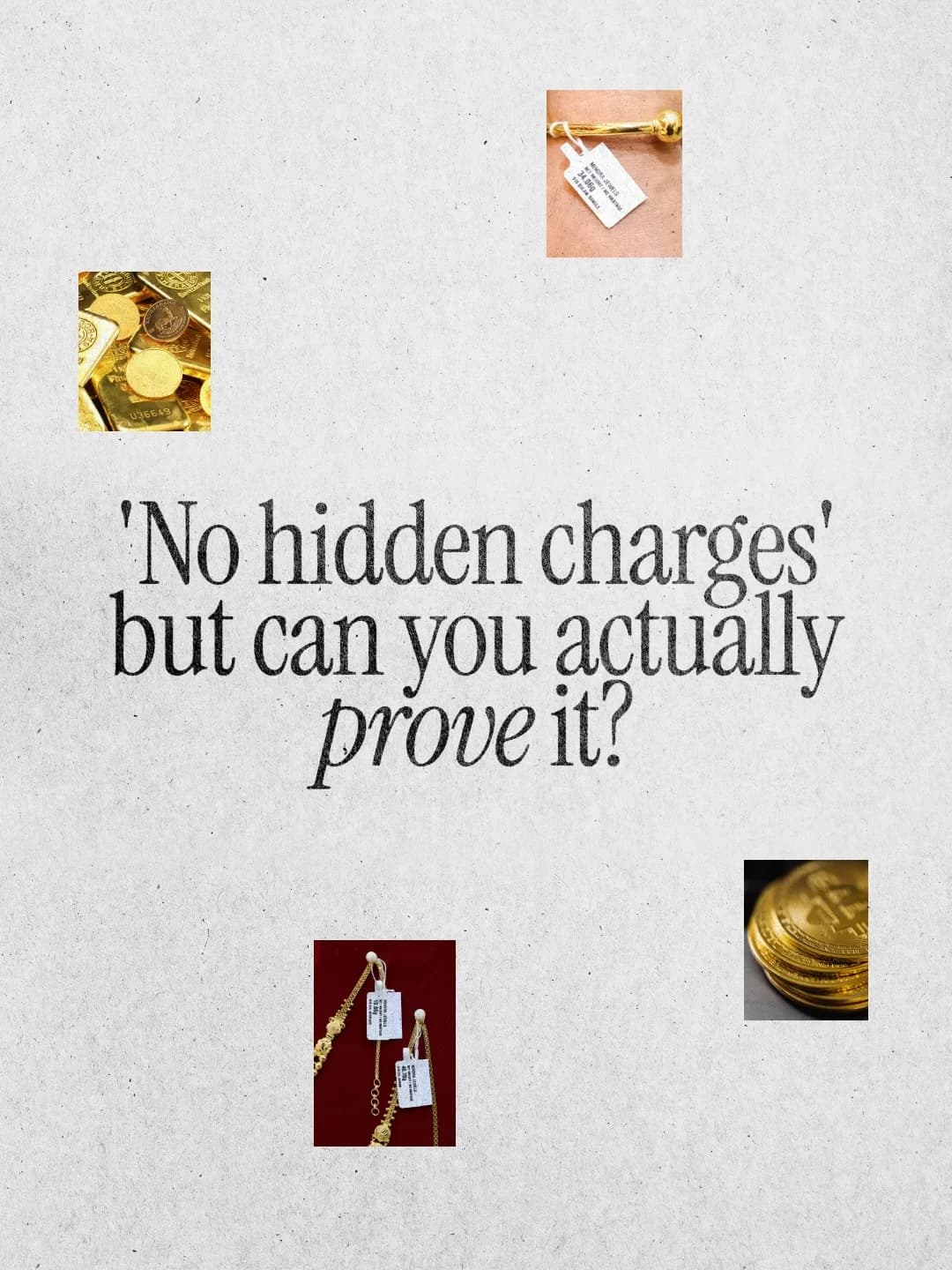 No hidden charges? How to check a gold price quote, slide 1