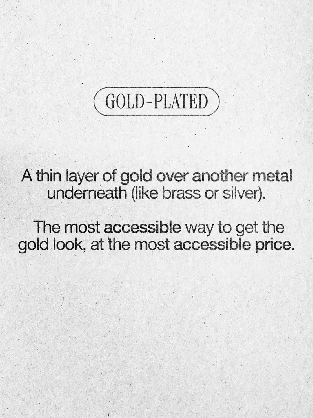 Solid, hollow or gold-plated? Why some chains feel light, slide 4